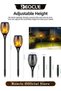 4 Pack Solar Lights for Outdoor Use Flickering Flame Solar Lights for Outside with Waterproof & Auto On/Off Outdoor Solar Lights for Yard Garden & Lawn & Outdoor Decoration - 5
