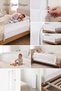 150X65 180 Degree Foldable Baby Bed Barrier Safety Railing - 5