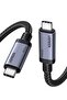 كيبل USB-C بقدرة 240 واط جيل 3 لنقل بيانات 40 جيجابت في الثانية USB 4.0، وإخراج فيديو 8K/4K عند 60 ه - 8