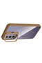 Galaxy S25 Plus Case with Camera Stand, Magsafe Compatible, Transparent Back, Silicone Cover - 5