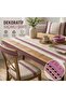 Dusty Rose Table Chair Seating Group Fringed Strip 5 Meters
