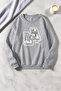 Unisex California Printed Crew Neck Sweatshirt