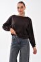 Women's Boat Neck Modal Sweatshirt 265188 - 2