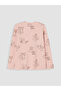 Peak New Season Pink Crew Neck Girls' Pajama Set - 5