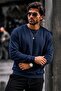 3 Pieces Men's 100% Cotton Regular Fit Basic Sweatshirt - 6