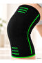Zengezur Green Striped Black (140511) Knitted Skirt - 4