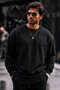 3 Pieces Men's 100% Cotton Regular Fit Basic Sweatshirt - 3