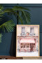 Pink Cafe One-Piece Wooden Framed Table - 2