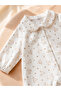 Gots Certified Fabric 100% Cotton Muslin Unisex Baby Romper 3-6-9-12 Months with Snap Buttons at the Bottom - 2