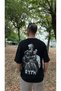 Turkish Rulers Atatürk Fatih Emir Timur Attila Printed Oversize Black T-Shirt T-Shirt