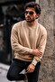 3 Pieces Men's 100% Cotton Regular Fit Basic Sweatshirt - 5