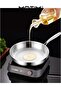 30cm Stainless Steel Frying Pan with Non Slip Handle Induction Hob Compatible Non Stick Coating Easy Cleaning Even Heat Distribution - 2