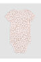 Ecru Baby Girl Short Sleeve Snap Fastener Bodysuit 2-Pack - 3
