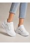 High Sole Sneaker Sports Shoes with Air Sole Detail, Lace-Up, Lightweight and Comfortable, Comfortable Daily Walking Shoes