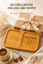 2-Compartment Laser-Engraved Bamboo Coffee Presentation Stand with My Dear Wife Written on It - 4