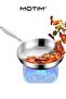 30cm Stainless Steel Frying Pan with Non Slip Handle Induction Hob Compatible Non Stick Coating Easy Cleaning Even Heat Distribution - 3