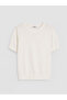 Xside White Crew Neck Women's Knitwear Sweater - 5