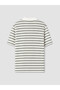 Esvab • Modern & Distinctive Devrik Roba Collar Striped Men's T-Shirt - 6