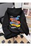Children's Skateboard Printed Hoodie Hooded Sweatshirt Combed Cotton Fabric 3 Thread Count Unisex Winter Sweatshirt - 3