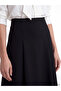 Alita City Lcw Grace Black Interlock Plain Midi Women's Skirt with a Difference - 3