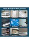 Multi Purpose Strong Adhesive Waterproof Sealing Butyl Rubber Tape for Roof Pipes Ground, Outdoor Leak Repair Aluminum Butyl Tape, Permanent Leak Proof All Weather Patch Super Wterproof Tape - 2