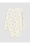 Two Mt Shop Quality Lcw Baby Ecru Printed Baby Boy Snap Fastener Bodysuit 2-Pack - 5