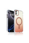 iPhone 11 Case Color Gradient Magsafe Camera Raised Silicone Cover - 3