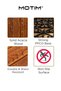 10PCS Wooden Decking Tiles 30×30CM Interlocking Deck Tiles Waterproof Anti Slip Wooden Floor Tiles for Outdoor & Indoor Patio Garden Balcony Poolside - 4