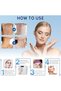 Electric Neck & Face Massager with 7 Color LED Light Modes, 45±5°C Heat Therapy, Facial Sculpting & Skin Tightening Tool for Face Lifting, Anti-Aging, Firming & Neck Care – White (01-01) - 4