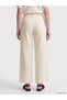 Lcw Vision White High Waist Wide Leg Women's Trousers - 4