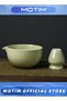 Matcha Tea Set Matcha Whisk and Bowl Matcha Scoop Matcha Whisk Stand (Chasen Holder) 4pc Perfect Matcha Kit for Matcha Tea Ceremony - 4