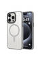 iPhone 15 Pro Max Case Magsafe Supported Camera Raised Matte Anti-Fingerprint Silicone Case - 3