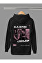 Blackpink K-Pop Band Printed Cotton Long Sleeved 3-Yarn Hooded Sweatshirt