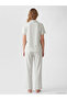 Esvab • Modern & Distinctive Shirt Roba Collar Striped Women's Pajama Set - 5
