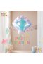 Mermaid Concept Balloon Set - 13 Piece Extra Large Size Seahorse Whale and Rainbow Foil Balloon Set Birthday Party Decoration Set - 6