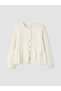 Two Mt Shop Quality Lcw Kids Ecru Lace Patterned Standard & Regular Girls' Shirt - 3