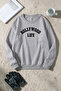 Unisex Hollywood Life Printed Crew Neck Sweatshirt