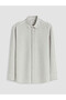 Lcw Vision Green Regular Fit Striped Dobby Men's Shirt - 5