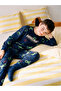 Özmarka New Season Navy Blue Printed Boys' Pajama Set - 2