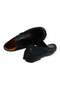 Black Color Laceless Genuine Leather Men's Shoes - 2