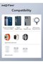 3-in-1 Wireless Charger Stand with MagSafe, Removable Made for Apple Watch Certified Charger, MagSafe Fast Charging Station, Magnetic Charger Dock, iPhone 15/14/13/12 Series, Apple Watch, Apple - 7