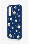 Samsung A57 Compatible Daisy Pearl Patterned Silicone Case - 4