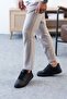 Kb-N2 Kuback Black Leather Black Sole Casual Men's Shoes - 2