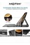 Keyboard Case Slim Stand Cover Wireless Bluetooth Keyboard for Galaxy Tab A9 Plus 11.0", Black - 2