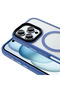 iPhone 16 Pro Max Case Magsafe Supported Camera Raised Matte Anti-Fingerprint Silicone Case - 5