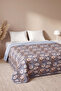 Water Lily Flower 5D Multi-Purpose Double Printed Pique & Bedspread 200X220 cm - 6