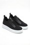 Zrk-X116 High Quality Black and White Lace-Up Knitwear Men's Sneaker - 5