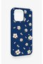 iPhone 15 Pro Max Compatible Daisy Pearl Pattern Silicone Case - 4