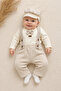 Baby Boy 3-Piece Salopet Set with Cap