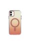 iPhone 11 Case Color Gradient Magsafe Camera Raised Silicone Cover - 2